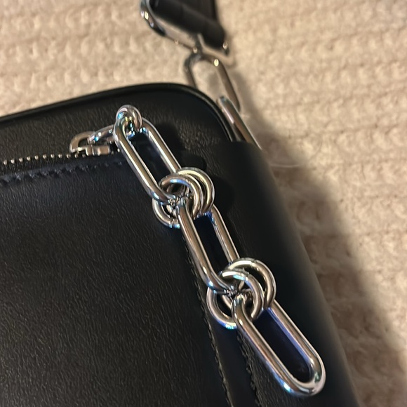 Michael Kors Collection Bag Black Camera Shoulder Handbag Chain Leather Women’s - Picture 6 of 10